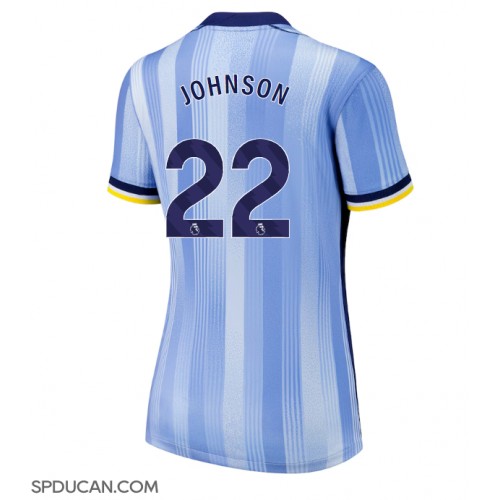 Zenski Nogometni Dres Tottenham Hotspur Brennan Johnson #22 Gostujuci 2024-25 Kratak Rukav